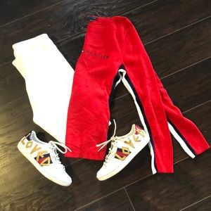 Tommy Hilfiger red, crew neck sweater